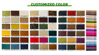 Chaise de bar industrielle robuste à dossier en bois et coussin en tissu vert, pieds en métal, mousse confortable, vente en gros, directement de l'usine, pour la maison