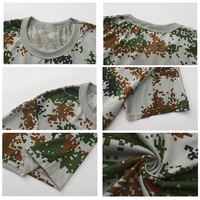 Ropa de caza Pantalones y camisetas tácticas Camisetas de camuflaje Camiseta táctica Ropa de caza Muestra gratis para hombres