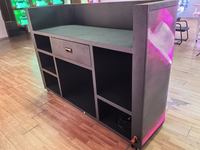 Escenario LED Portátil P1.5 para DJ, Soporte de Escritorio Móvil Impermeable con Pantalla Personalizada, Adecuado para Eventos de Baile en Clubes