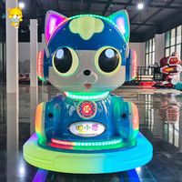 Adorable voiture tamponneuse en plastique 24V pour enfants, idéale pour les centres commerciaux, les parcs d'attractions, les aires de jeux et les parcs d'aventure, utilisable en intérieur et en extérieur