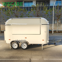 Wecare Concession Foodtruck Snack Carts Food Trailer Ice Cream Food Truck Entièrement équipé avec une cuisine complète