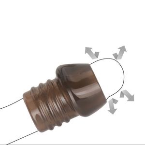 Homosexuell Vorhaut Eichel Ringe Penis Ärmel wieder verwendbares Kondom mit Faden Vorhaut Ring für männliche dauerhafte Dilod Ring Vergrößerung Kondome - Product Image 2