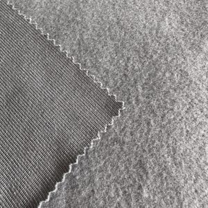 מותאם אישית 95% פוליאסטר 5% ספנדקס אנגורה ריב hacci מוברש סריג 200gsm עבור סוודר, קרדיגן - Product Image 5