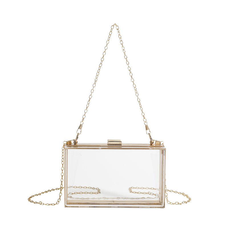 Wholesale Clear Acrylic Clutch Bags Trendy Luxurious