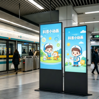 Pantalla LED Interior, Pantalla Táctil LCD, Kiosco Publicitario, Señalización Digital de Pie para Centros Comerciales y Aeropuertos, OEM