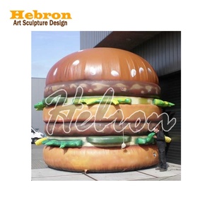 Escultura de Fibra de Vidrio y Resina de Hamburguesa y Papas Fritas Grandes para Decoración de Restaurantes, Entrada de KFC y <span class=keywords><strong>McDonald</strong></span>'<span class=keywords><strong>s</strong></span>, Interior, Exterior, Jardín - Product Image 4