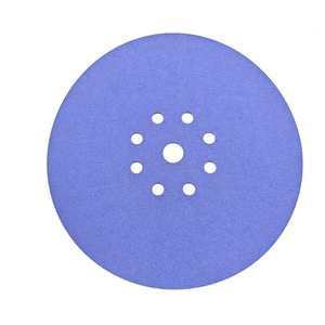 Disque de ponçage rond rouge à 8 trous de 225 mm pour cloisons sèches, en céramique, personnalisable OEM & OBM pour le ponçage des cloisons sèches - Product Image 6