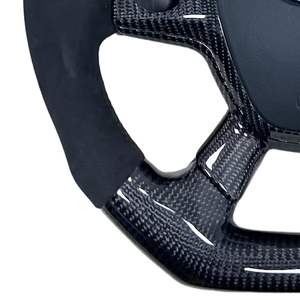 Volant <span class=keywords><strong>sport</strong></span> en cuir et fibre de carbone personnalisé pour Mustang Focus ST <span class=keywords><strong>Fiesta</strong></span> Mk2/<span class=keywords><strong>Mk3</strong></span> Ranger Raptor - JHR TUNING - Product Image 6