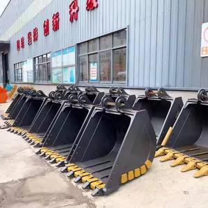 在庫あり HGY ミニショベル 耐摩耗性 G70/Q460C 材質 400mm 幅広バケットベースプレート 0.3m 積載量 ショベル 1年保証 - Product Image 5