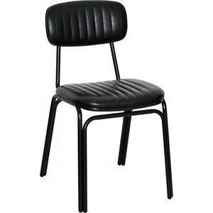 Popolare semplicemente moderno bistrot bar Hotel zona ristorante sedia in ferro con imbottitura sedie da pranzo con cuscino del sedile - Product Image 1