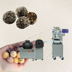 Petite machine à boules énergétiques Machine à boules de tamarin au <span class=keywords><strong>rhum</strong></span> Bouchées protéinées Mini ligne de production automatique de boules de pâte à l'avoine - Product Image 6