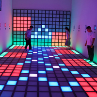 Piste de danse interactive pour jeux d'enfants 30x30cm Lumière de piste de danse interactive à LED jeux lumineu