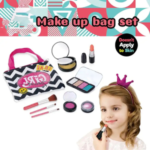 Ensemble de <span class=keywords><strong>maquillage</strong></span> factice pour filles, kit de jeu de cosmétiques factices, kit de beauté non réel pour enfants, jeu de rôle, cadeau d'anniversaire - Product Image 5