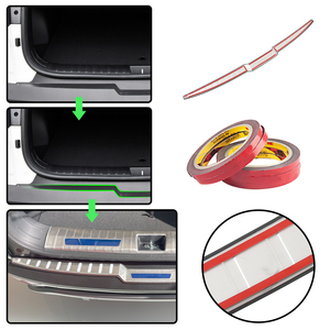 Plaque de protection de pied de pare-chocs de porte arrière de voiture en <span class=keywords><strong>acier</strong></span> inoxydable, accessoires de garniture intérieure, Kit de carrosserie pour Hyundai Tucson 2021 - Product Image 6