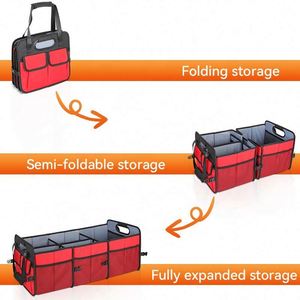 Échantillon Gratuit 2023 Nouvelle Boîte de Rangement Pliable et Étanche pour Voiture, Vente en Gros Usine, Organisateur de Coffre de Voiture Robuste - Product Image 4