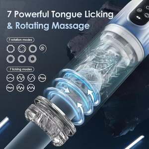 Männlicher Mastur bator Automatisches Saugen Drehen Penis Vakuumpumpe Wasser massage gerät Muschi Vagian Tasche Masturbation Cup Sexspielzeug Für Männer - Product Image 3