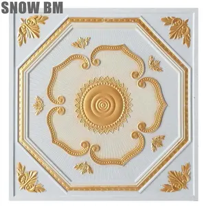 SNOW BM Color suspended gypsum board ceiling for muslim decoration