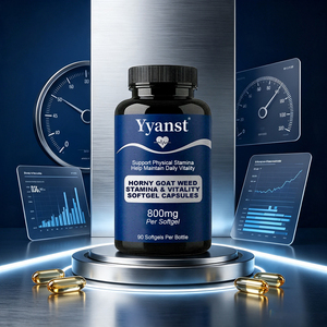 Gélules de 800mg de Horny Goat Weed pour l'endurance et la vitalité (90 pièces) – Soutient l'endurance physique et aide à maintenir la vitalité quotidienne pour les hommes - Product Image 4