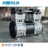 110V/220V AC Double Piston Silencieux Compresseur D'air Moteur Compresseur D'air Sans Huile