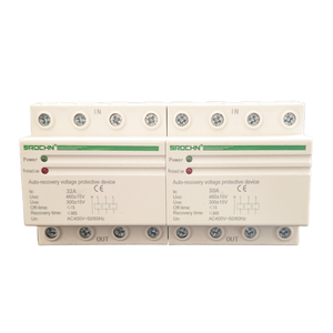 Protector de Sobretensión y Subtensión de Reinicio Automático de Nueva Generación, Trifásico de 400 V CA, 50 A, Material de PC - Product Image 4
