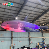 Requin gonflable géant personnalisé pour la publicité événementielle et la décoration de scène