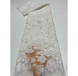 Tela <span class=keywords><strong>de</strong></span> Lentejuelas con Cuentas, Estilo Africano, Europeo y Americano, Material para <span class=keywords><strong>Vestidos</strong></span>, Lentejuelas <span class=keywords><strong>de</strong></span> Moda, Disponible en Stock - Product Image 4