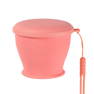 Folding Cup Travel Washing Bottle 200ml Portable Food Grade Silicone <b>Toothbrush</b> Cup For Outdoor Use - Product Image 1