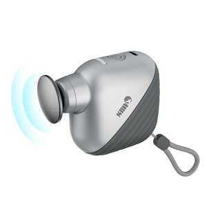 Mini pistola de masaje térmico de silicona portátil, masajeador de bolsillo para Fascia de músculo profundo, potenciador de pistola con 3 cabezales de masaje - Product Image 1