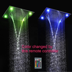 <span class=keywords><strong>Accessori</strong></span> per Rubinetti da <span class=keywords><strong>Bagno</strong></span> 2026: Soffione Doccia a LED in Acciaio Inox 304 da Incasso a Soffitto, Effetto Pioggia, Cascata, Tenda d'Acqua - Product Image 2