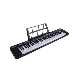 BD Music 61 Keys Durable Portable Electronic Keyboard Dual Keyboard Function Organ Friendly for Beginner