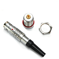 UHUB Conector Circular Hermético de 4 Pines Serie K Estilo FGG 1K con Autobloqueo para Sensor Industrial