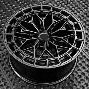 Cerchi in Alluminio Leggeri WENQI Grigio Scuro Monoblocco Forgiati Zincati Design Concavo 6J-13J Larghezza 18-22 Pollici Multi-Raggio - Product Image 5