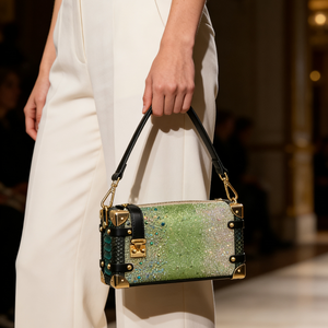 <span class=keywords><strong>Borsa</strong></span> a Tracolla da <span class=keywords><strong>Donna</strong></span> con Strass, Nuovo Design 2026 - <span class=keywords><strong>Borsa</strong></span> Box in Vera Pelle Composita con Tracolla Rimovibile - Product Image 5