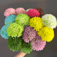 Fruits en nid d'abeille artificiels élégants faits à la main décoration de mariage fleur de boule d'oignon populaire en gros pour la Saint-Valentin