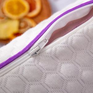 Bantal busa memori infusi Lavender fungsional warna ungu Solid leher penjualan laris - Product Image 4