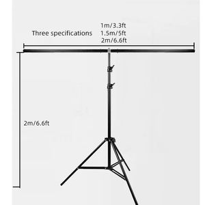 Supporto per sfondo treppiede con sfondo in Studio Video in streaming - Product Image 3