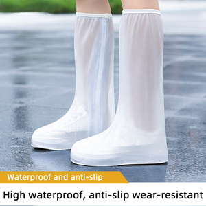 Long Waterproof <strong>Shoe</strong> Covers, Soft Foldable <strong>Shoe</strong> Cover, PVC Lightweight Anti-slip Waterproof <strong>Shoe</strong> Cover - Product Image 5