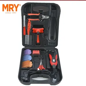 MRY – Kit de nettoyage et de toilettage pour chiens, tondeuse à cheveux pour animaux de compagnie, Kit de tondeuse électrique avec cordon, tondeuse professionnelle pour chiens