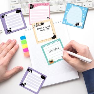 Giá rẻ dễ thương dành cho người lớn trẻ em 'tự dính <span class=keywords><strong>Memo</strong></span> <span class=keywords><strong>Pad</strong></span> dính ghi chú quảng cáo đầy màu sắc Giấy Phim hoạt hình bánh in hình vuông - Product Image 6