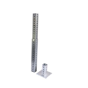 U-channel post e pali quadrati in acciaio, basi metalliche dal cartello di parcheggio - Product Image 6