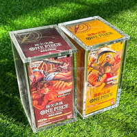 TCG vente en gros personnalisé acrylique une pièce les quatre empereurs boîte de rappel OP-09 japonais jeu de cartes à collectionner vitrine
