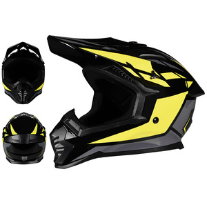 Casco de Motocross Ligero y Resistente a Impactos para Motocicleta Todoterreno con Gráficos Multicolores para Adultos - Product Image 2