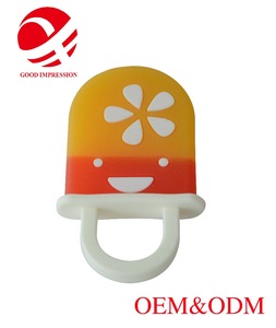 2020 personalizado libre de BPA calidad alimentaria hielo <span class=keywords><strong>crema</strong></span> bebé de silicona mordedor bebé juguetes - Product Image 4
