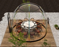 Tente dôme à bulles transparente maison étoile maison ciel étoilé maison cabine polycarbonate maison design de mode maison étoilée maison à bulles