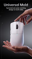 X11PROV2 Mouse Gaming Nirkabel Koneksi Tri-Mode BT PixArt PAW3315 Basis Pengisian Daya Magnetik Sentuh