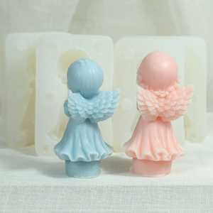 Molde de silicona 3D <span class=keywords><strong>para</strong></span> jabón Fondant <span class=keywords><strong>para</strong></span> niño y niña, vela <span class=keywords><strong>para</strong></span> Baby Shower, regalos de cumpleaños, herramientas - Product Image 2