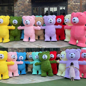 Phổ biến Inflatable gấu linh vật gấu trúc Gấu bông linh vật phổ biến động vật tùy chỉnh Inflatable trang phục cho người lớn - Product Image 2