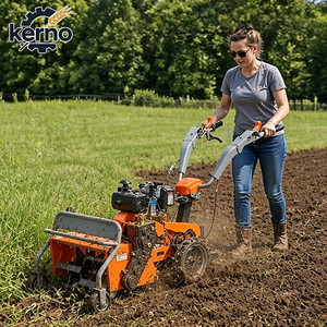 Mini motoculteur, cultivateur, désherbeur, machine à essence 4 temps, outil agricole multifonctionnel - Product Image 1