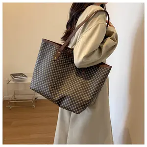 Borsa da donna di design portatile con una spalla nuova borsa da donna di grande capacità di lusso