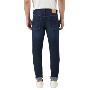 Jeans <span class=keywords><strong>Skinny</strong></span> da <span class=keywords><strong>Uomo</strong></span> di Alta Qualità, Design Slim Fit con Patch, Elasticizzati, Blu Popolare, Vendita all'Ingrosso - Product Image 5